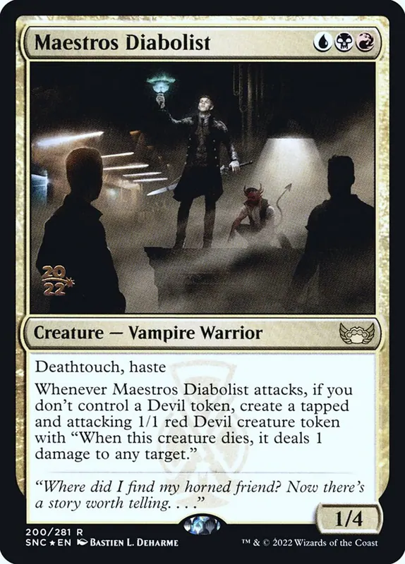 Maestros Diabolist [Streets of New Capenna Promos]