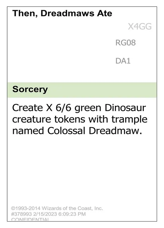 Then, Dreadmaws Ate Everyone [Unknown Event]