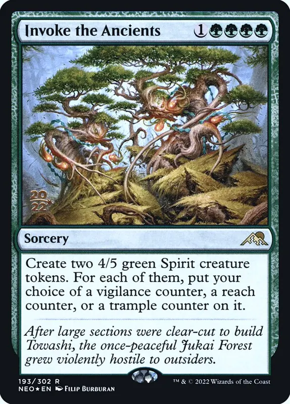 Invoke the Ancients [Kamigawa: Neon Dynasty Promos]