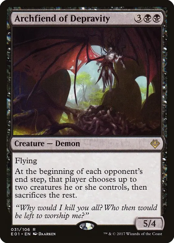 Archfiend of Depravity [Archenemy: Nicol Bolas]