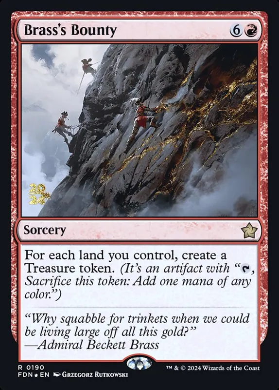 Brass's Bounty [Foundations Promos]