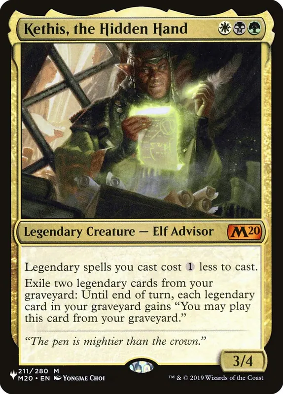 Kethis, the Hidden Hand [The List]