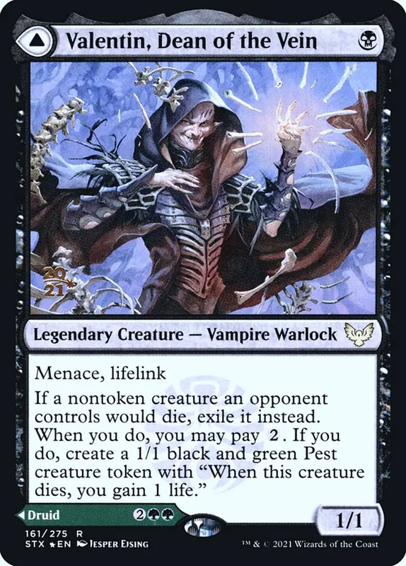 Valentin, Dean of the Vein // Lisette, Dean of the Root [Strixhaven: School of Mages Promos]