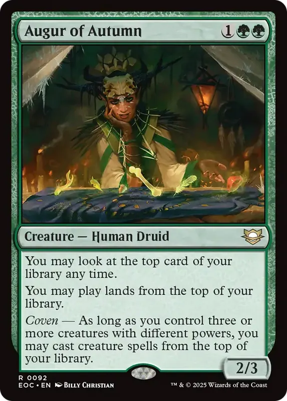 Augur of Autumn [Edge of Eternities Commander]