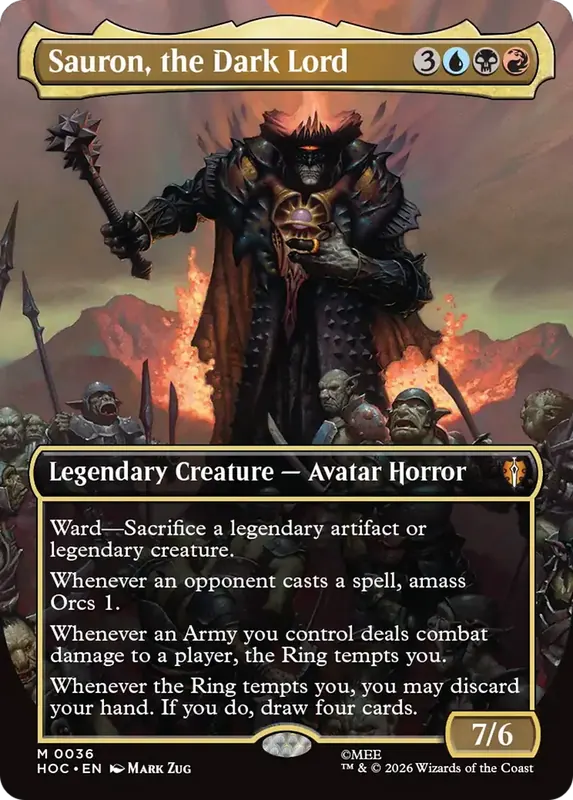 Sauron, the Dark Lord (Borderless) [The Hobbit: Eternal-Legal]