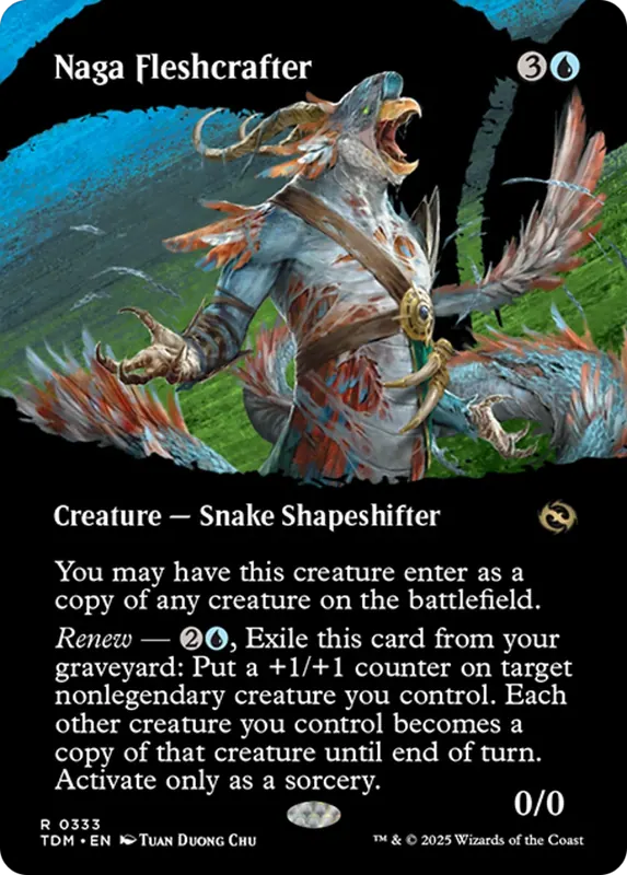 Naga Fleshcrafter (Borderless) - Español [Tarkir: Dragonstorm]
