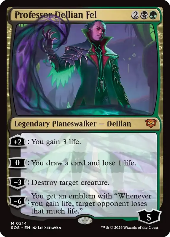 Professor Dellian Fel [Secrets of Strixhaven]