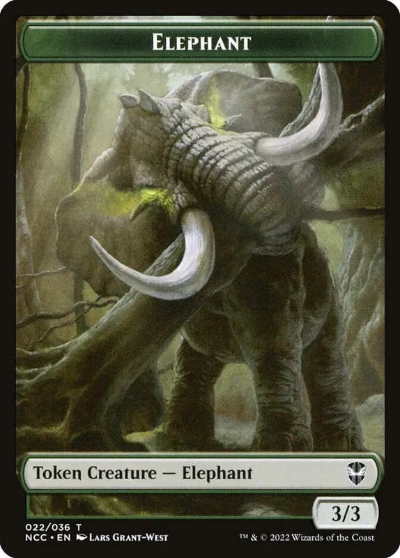 Elephant [New Capenna Commander Tokens]