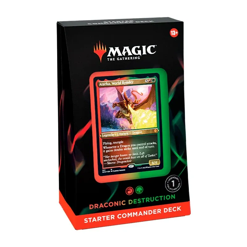 Mtg Starter Commander Deck Draconic Destruction - Ingles