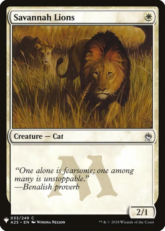 Savannah Lions [The List]