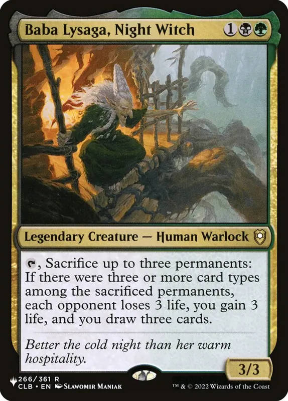 Baba Lysaga, Night Witch [The List]