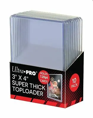 ULTRA PRO TOPLOADER 3"X4" DE 120PT