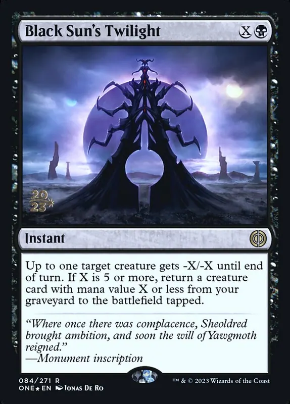 Black Sun's Twilight [Phyrexia: All Will Be One Promos]