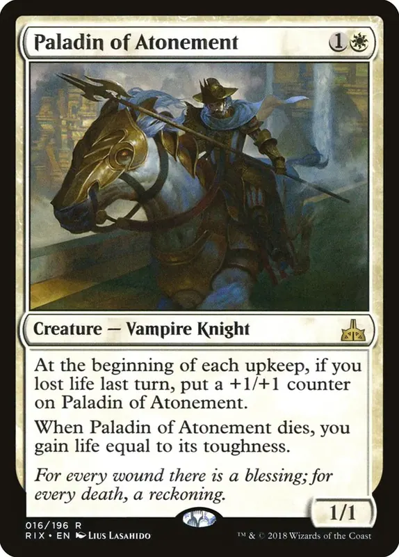 Paladin of Atonement [Rivals of Ixalan] - Español