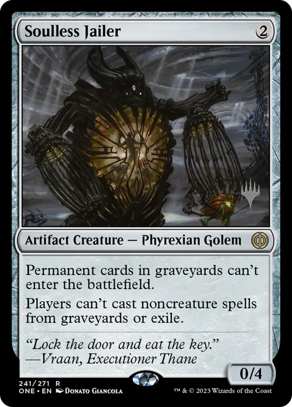 Soulless Jailer (Promo Pack) [Phyrexia: All Will Be One Promos] - Español