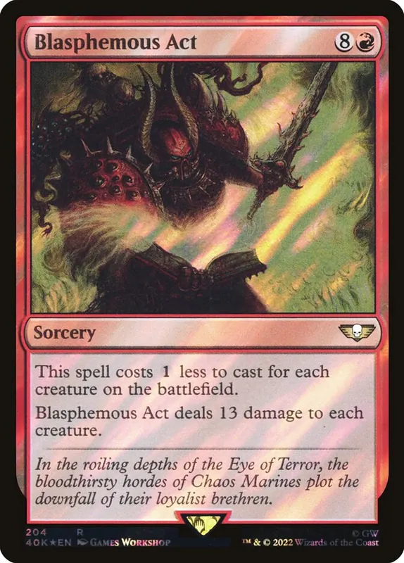 Blasphemous Act [Warhammer 40,000 Commander]