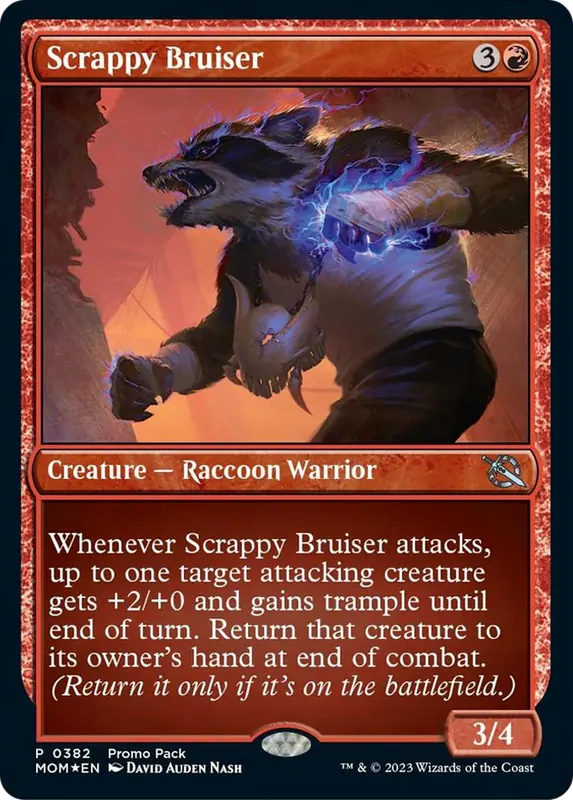 Scrappy Bruiser (Promo Pack) [March of the Machine Promos]