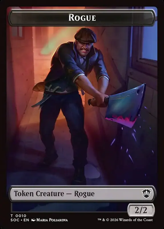 Rogue [Secrets of Strixhaven Commander Tokens]