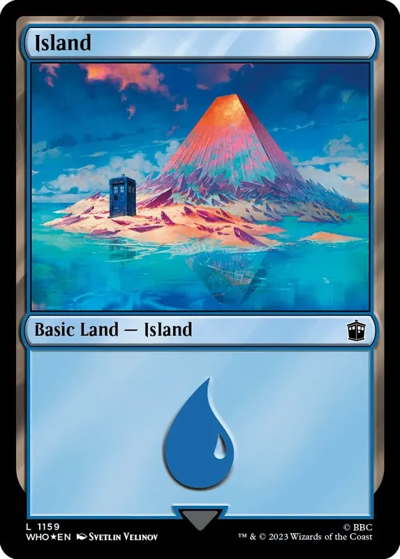 Island (1159) (Surge Foil) [Doctor Who]