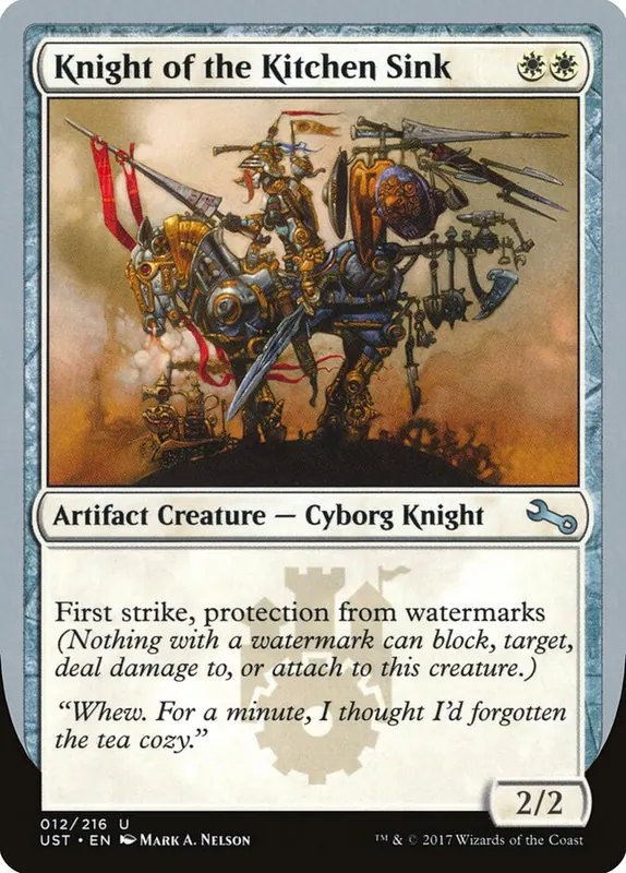 Knight of the Kitchen Sink [Unstable]