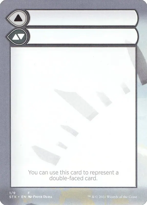 Double-Faced Substitute Card [Strixhaven: School of Mages Substitute Cards]