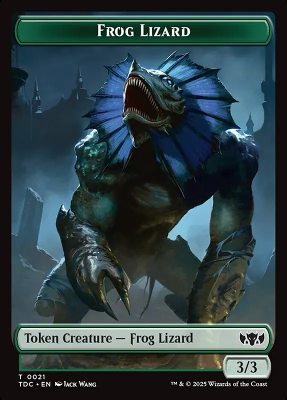 Frog Lizard [Tarkir: Dragonstorm Commander Tokens]