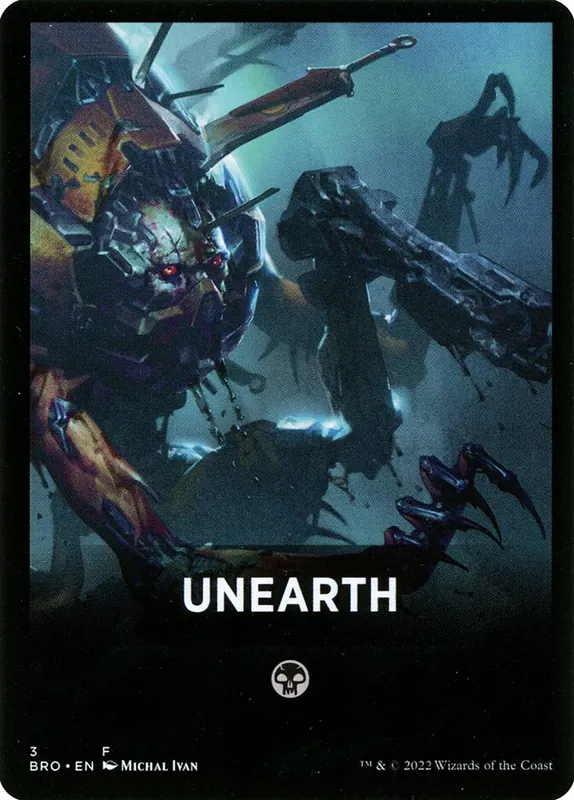 Unearth (Theme) [The Brothers' War Jumpstart Front Cards]
