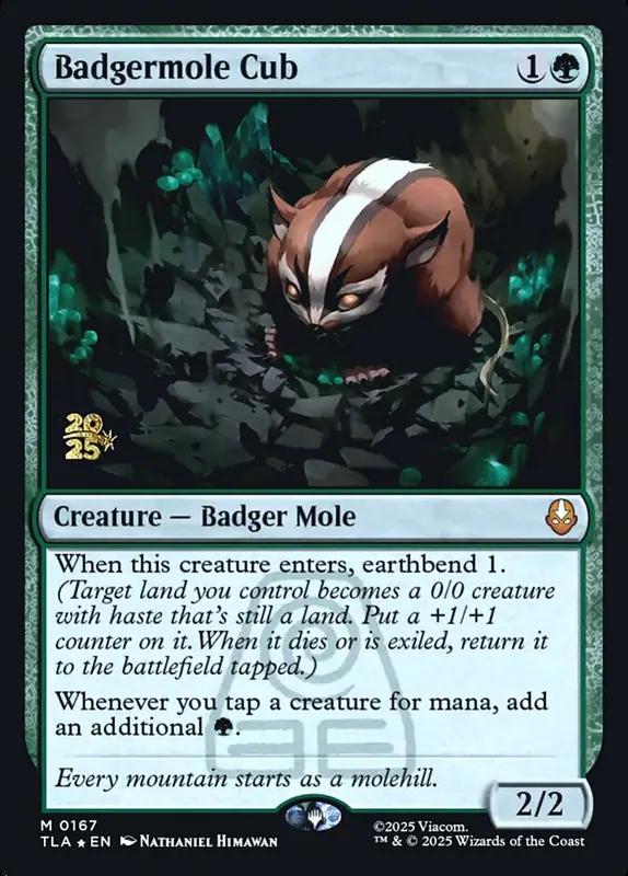 Badgermole Cub [Avatar: The Last Airbender Promos]