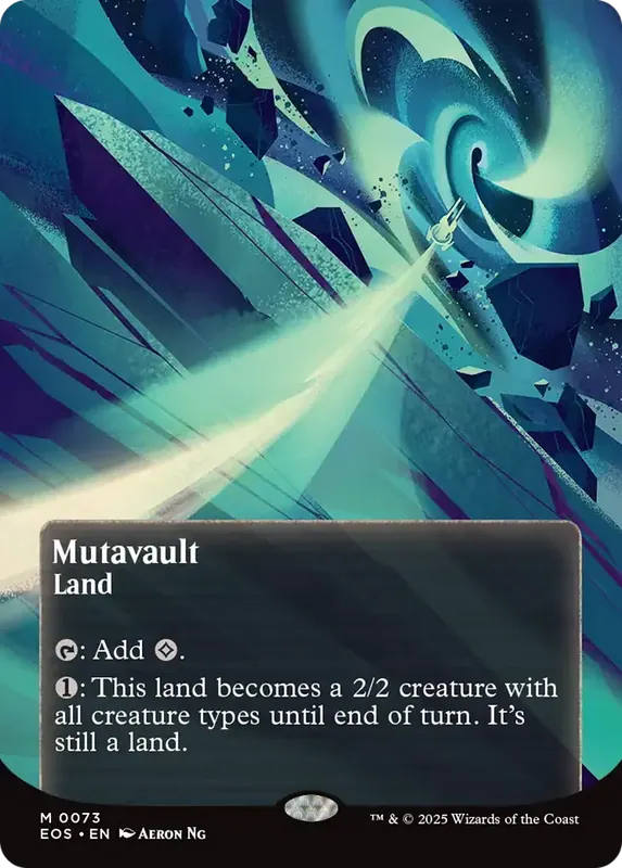 Mutavault (0073) (Borderless) [Edge of Eternities: Stellar Sights]