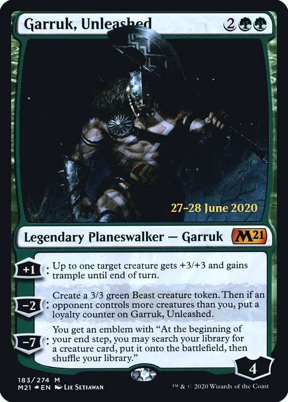 Garruk, Unleashed [Core Set 2021 Promos]