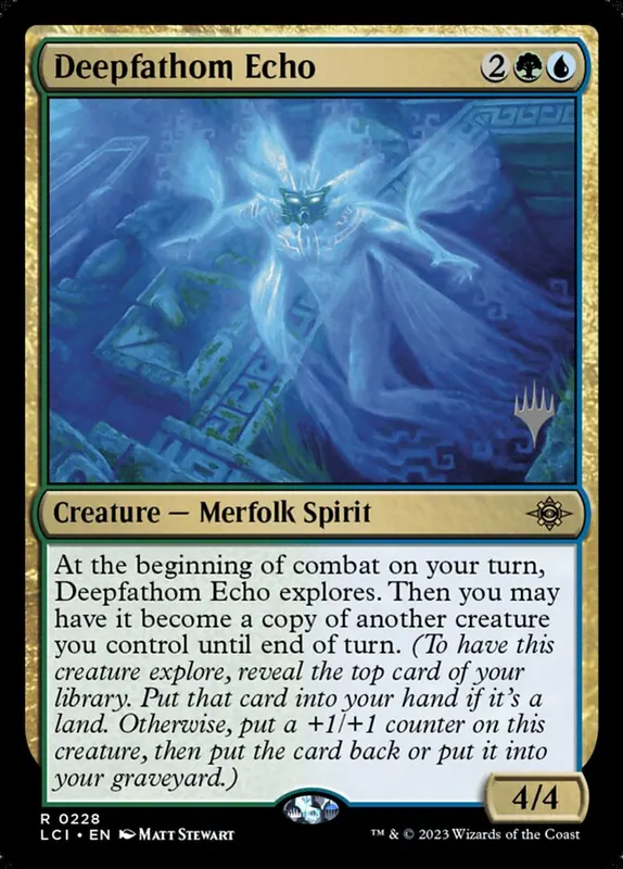 Deepfathom Echo [The Lost Caverns of Ixalan Promos]