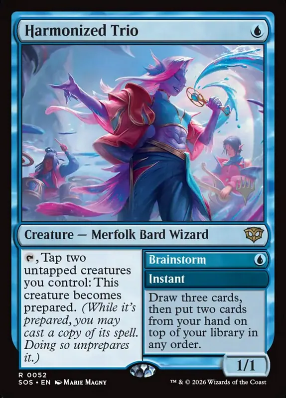 Harmonized Trio // Brainstorm [Secrets of Strixhaven Promos]