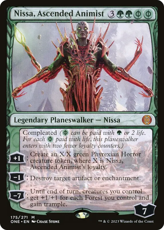 Nissa, Ascended Animist [Phyrexia: All Will Be One] - Español