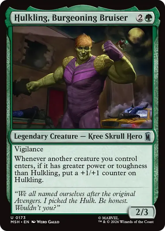 Hulkling, Burgeoning Bruiser [Marvel Super Heroes]