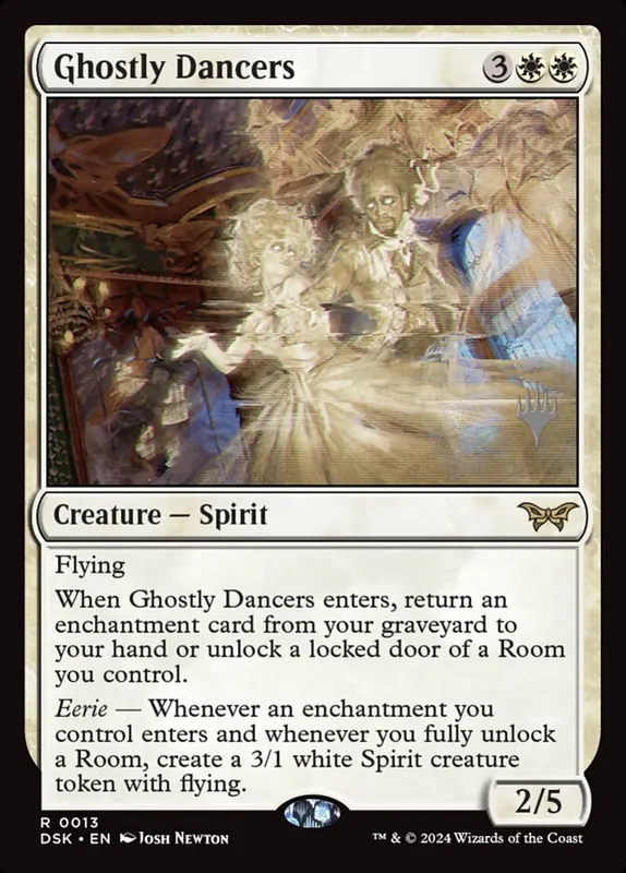 Ghostly Dancers [Duskmourn: House of Horror Promos]