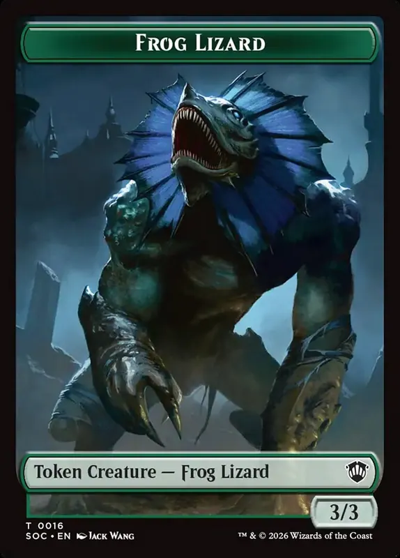 Frog Lizard [Secrets of Strixhaven Commander Tokens]