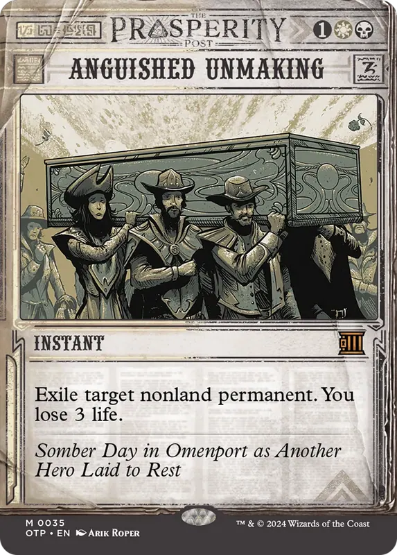 Anguished Unmaking - Español [Outlaws of Thunder Junction: Breaking News]
