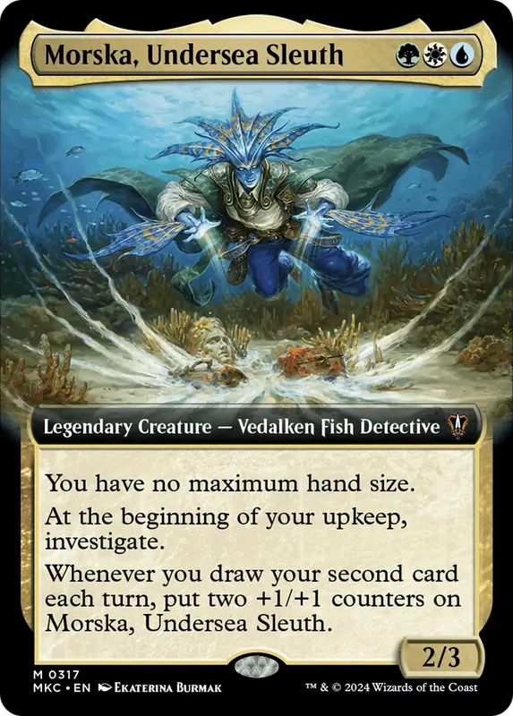 Morska, Undersea Sleuth (Extended Art) [Murders at Karlov Manor Commander]