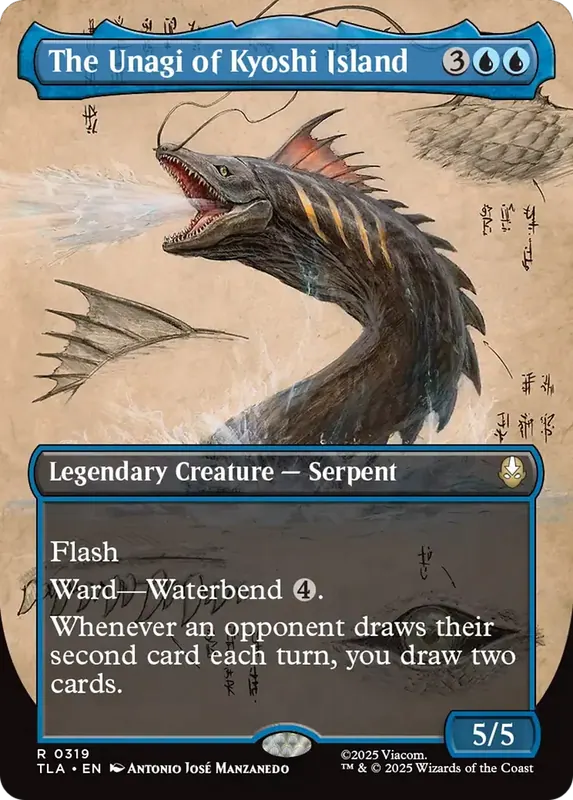 The Unagi of Kyoshi Island (Borderless) [Avatar: The Last Airbender]