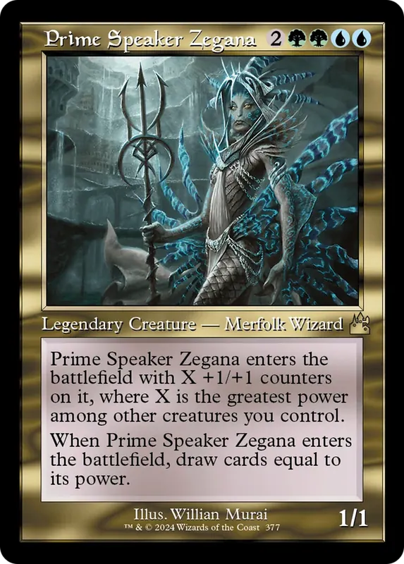 Prime Speaker Zegana (Retro Frame) [Ravnica Remastered]