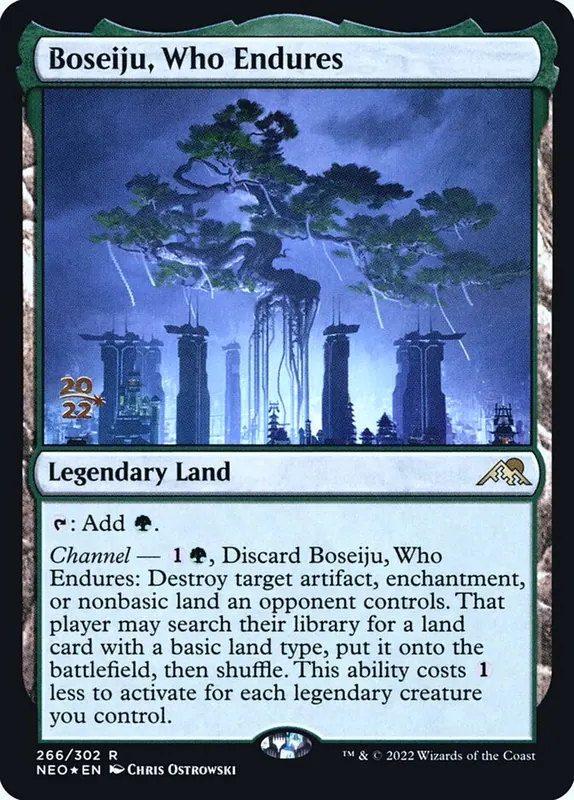 Boseiju, Who Endures [Kamigawa: Neon Dynasty Promos]