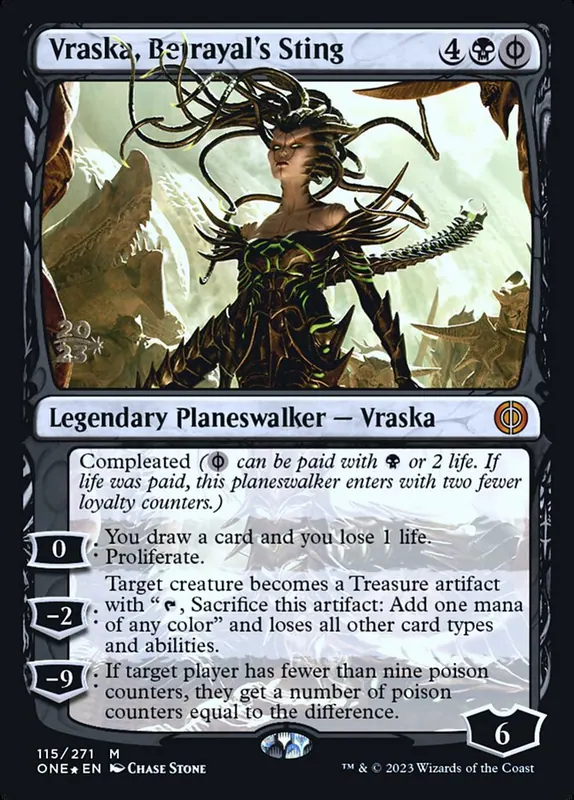 Vraska, Betrayal's Sting [Phyrexia: All Will Be One Promos]