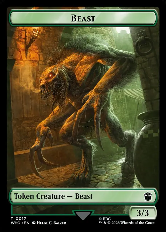 Beast [Doctor Who Tokens]