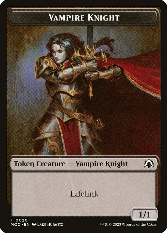 Vampire Knight [March of the Machine Commander Tokens]