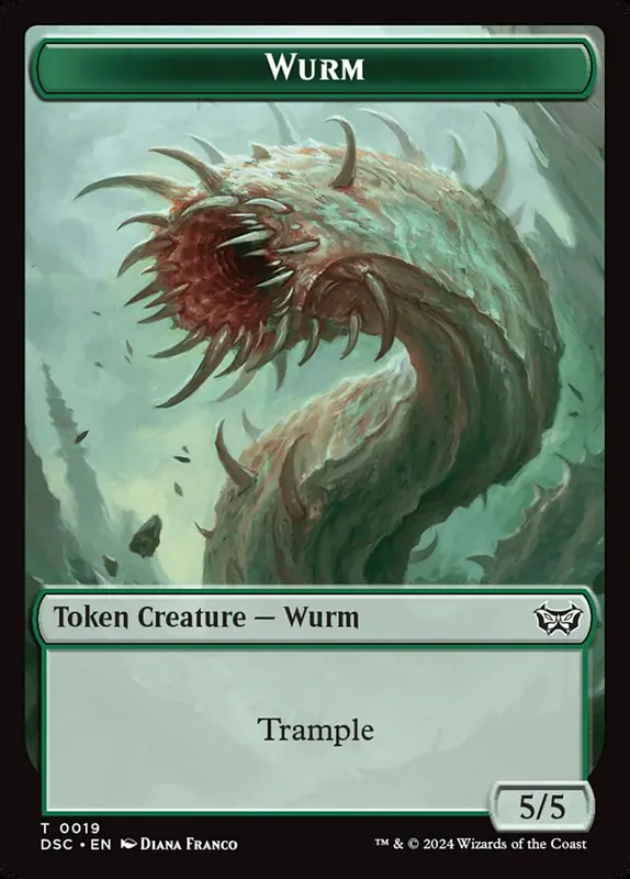 Wurm [Duskmourn Commander Tokens]