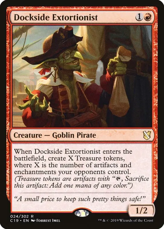 Dockside Extortionist [Commander 2019] - Español
