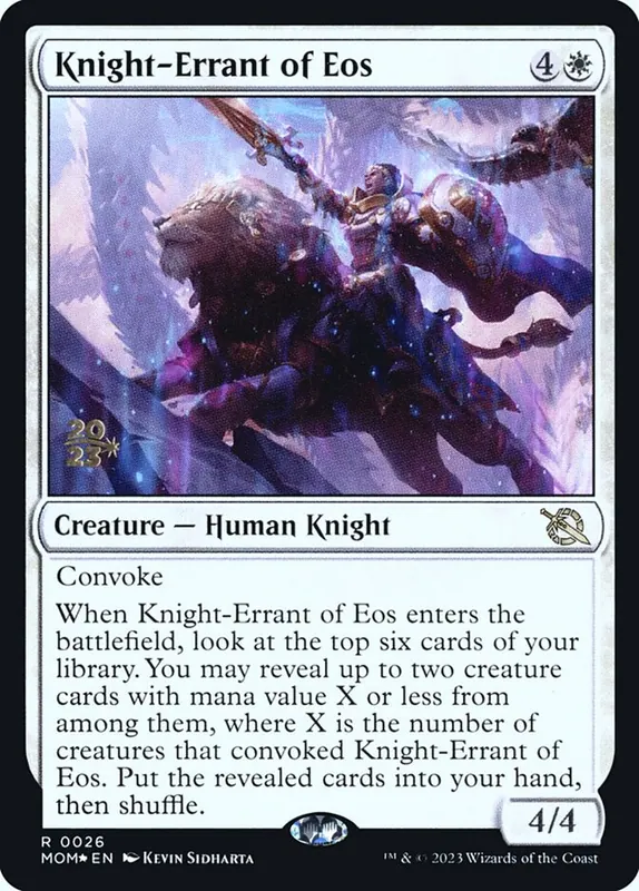 Knight-Errant of Eos [March of the Machine Promos]