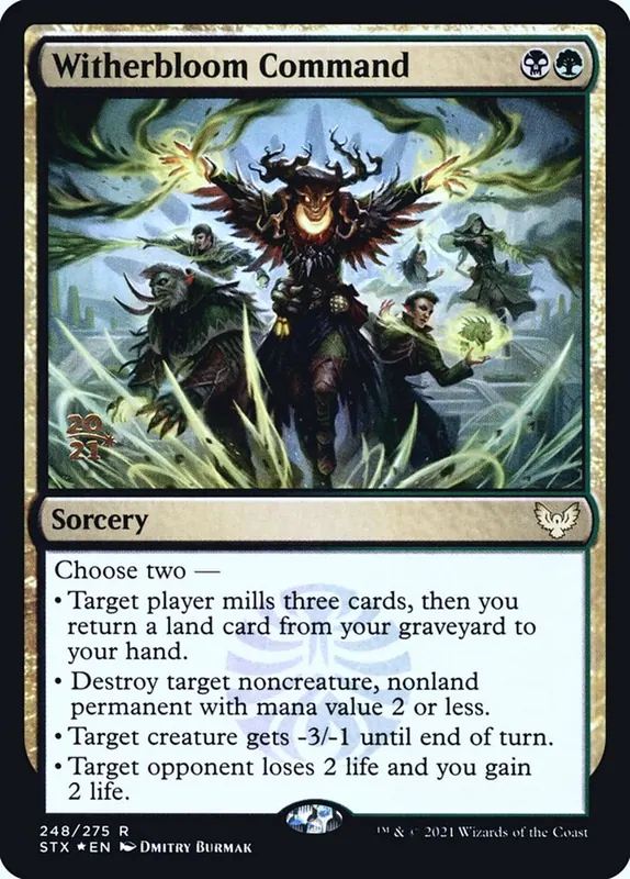 Witherbloom Command [Strixhaven: School of Mages Promos]