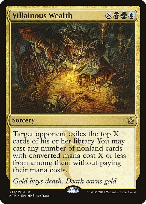 Villainous Wealth - Español [Khans of Tarkir]