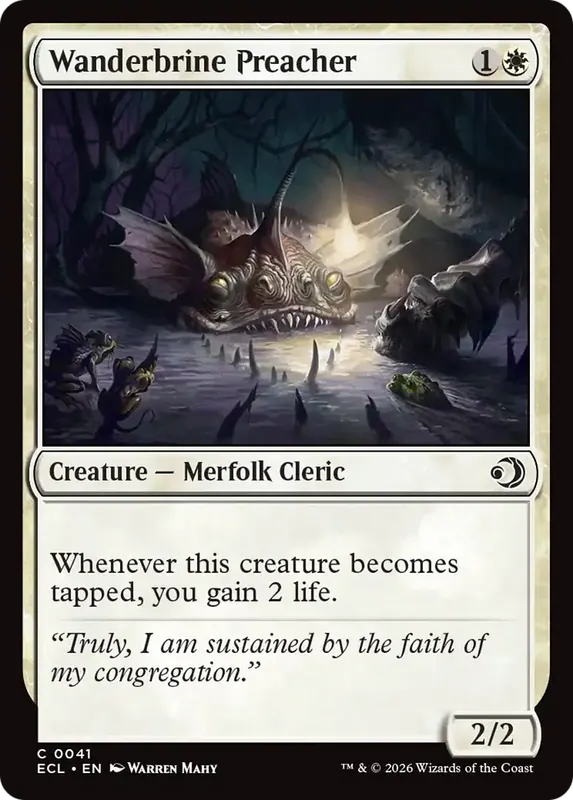 Wanderbrine Preacher [Lorwyn Eclipsed]